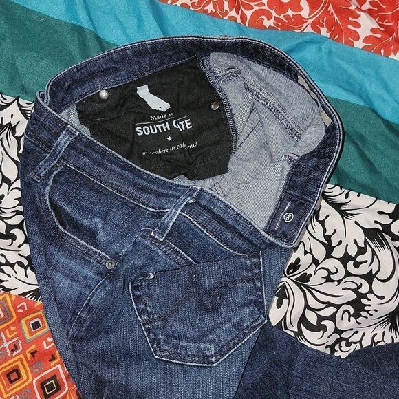 AG Adriano Goldschmied The Stevie Cuff Slim Straight Cuffed Jeans Bundle Size 25 - Picture 4 of 14